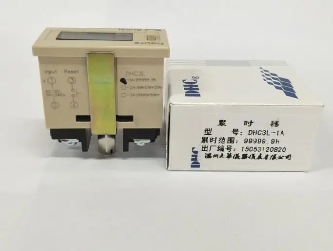 

Wenzhou Dahua tired timer DHC3L-1A industrial timer 99999.9h AC voltage input