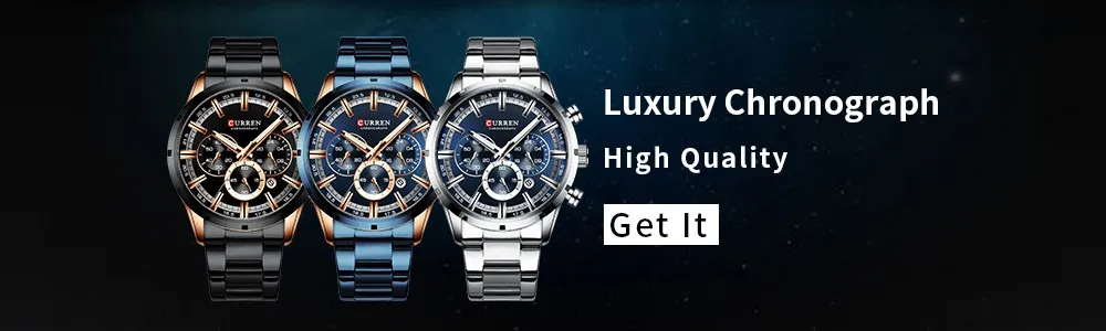 curren casual sport watches for men blue top brand luxury military leather wrist watch man clock fashion chronograph wristwatch