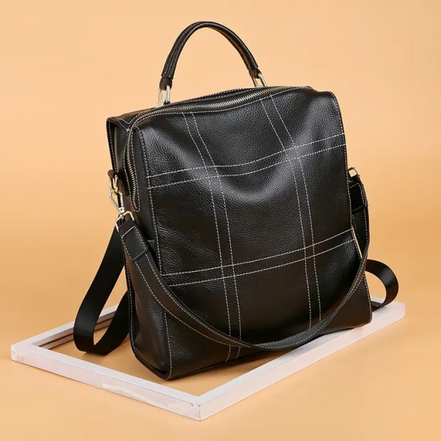 

Korean-style Leather Backpack Women's 2019 New Style Versatile Casual Fashion Students Large Capacity Bag WOMEN'S Backpack