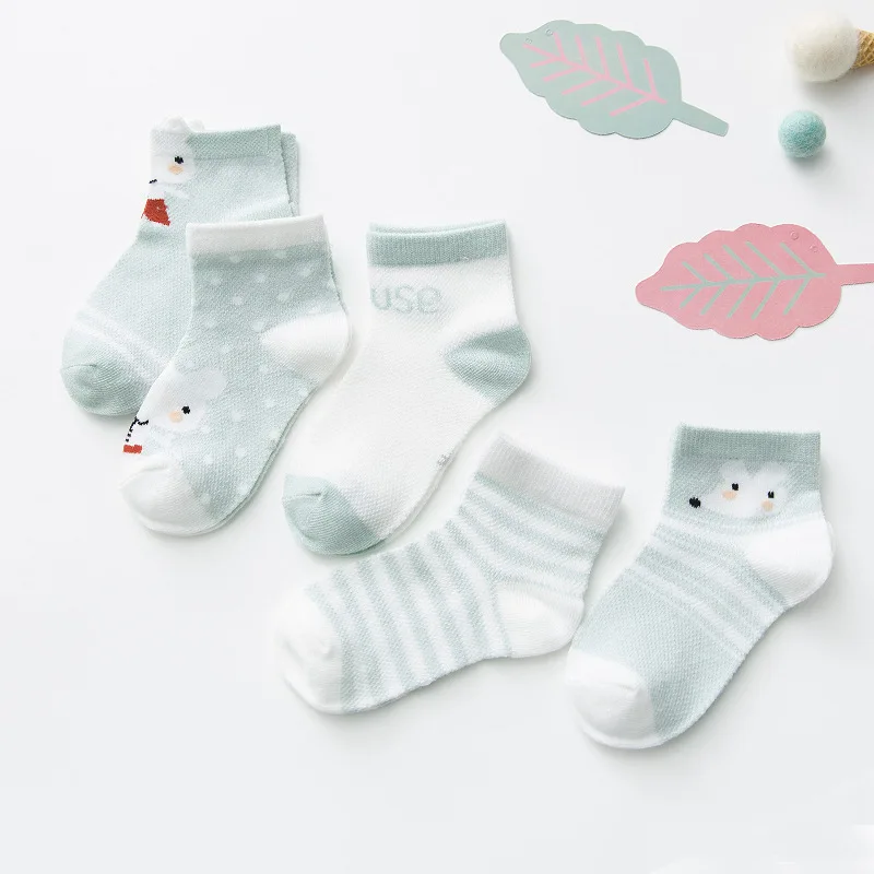 Kids Socks 5Pairs/lot 2-12Y Children Socks