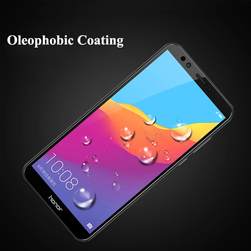 3D закаленное стекло Honor 7A Huawei Y5 Y6 2018 черная цветная защитное на хуавей у6 huawei y6