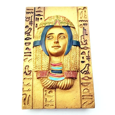 Egyptian Mythology Resin Refrigerator Magnetic Sticker Famous Portrait Fridge Magnet Gift DIY Kitchen Decoration - Цвет: 2