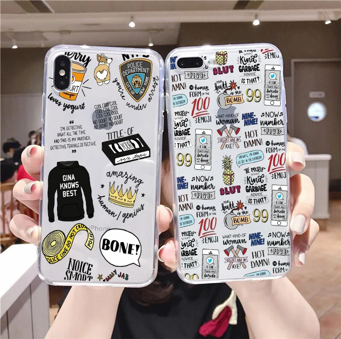 Brooklyn Nine tv Show Art прозрачный мягкий силиконовый чехол для iPhone 6/6s, i11 pro 7/8, 7 Plus/8 Plus, X, XS, XR