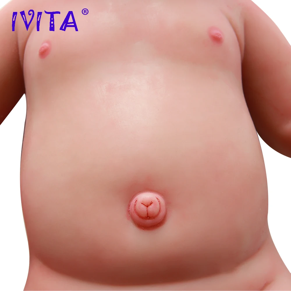 IVITA WG2014 46 см (18 дюймов) 3 93 кг силиконовый чехол для всего тела милые глаза открытые