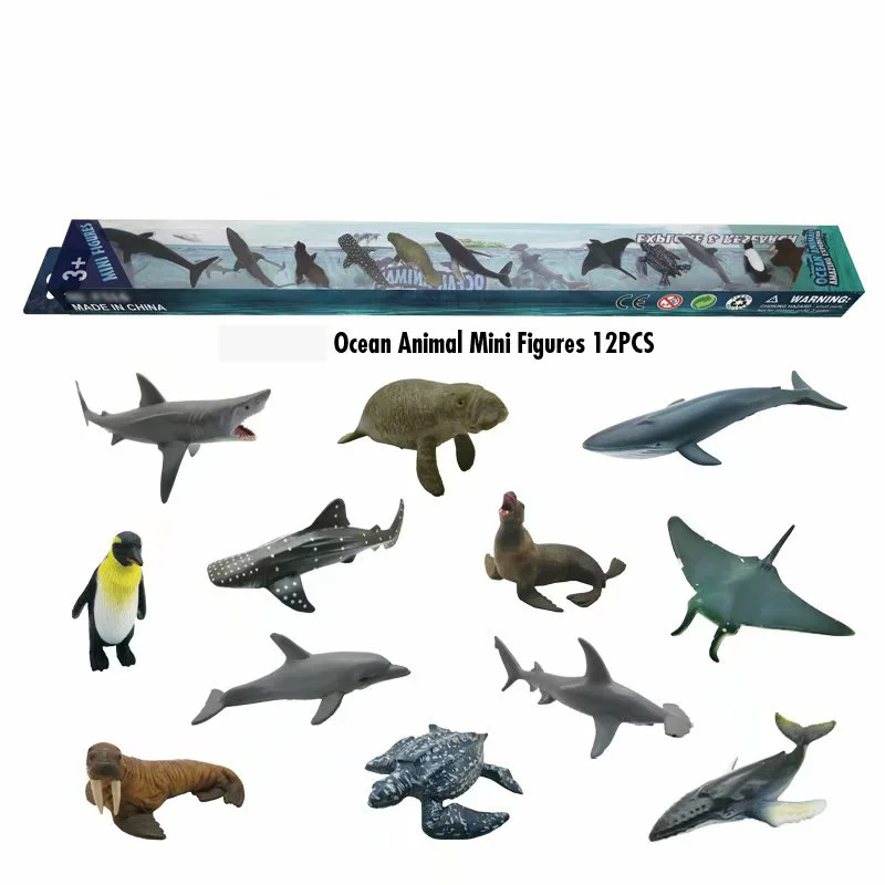 

Model Solid Dinosaur World Oceans Animal Model Toy Sets Mini Ornaments Children Early Childhood Educational Cognitive