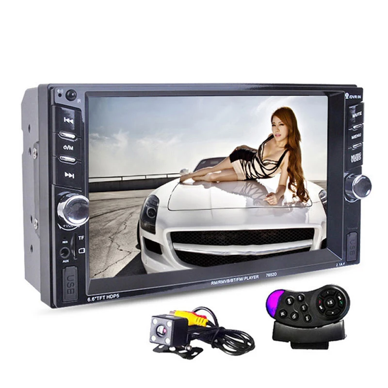 

2Din 6.6 Inch Car Radio Mp5 Player Press Screen Fm Bluetooth Stereo Audio Player