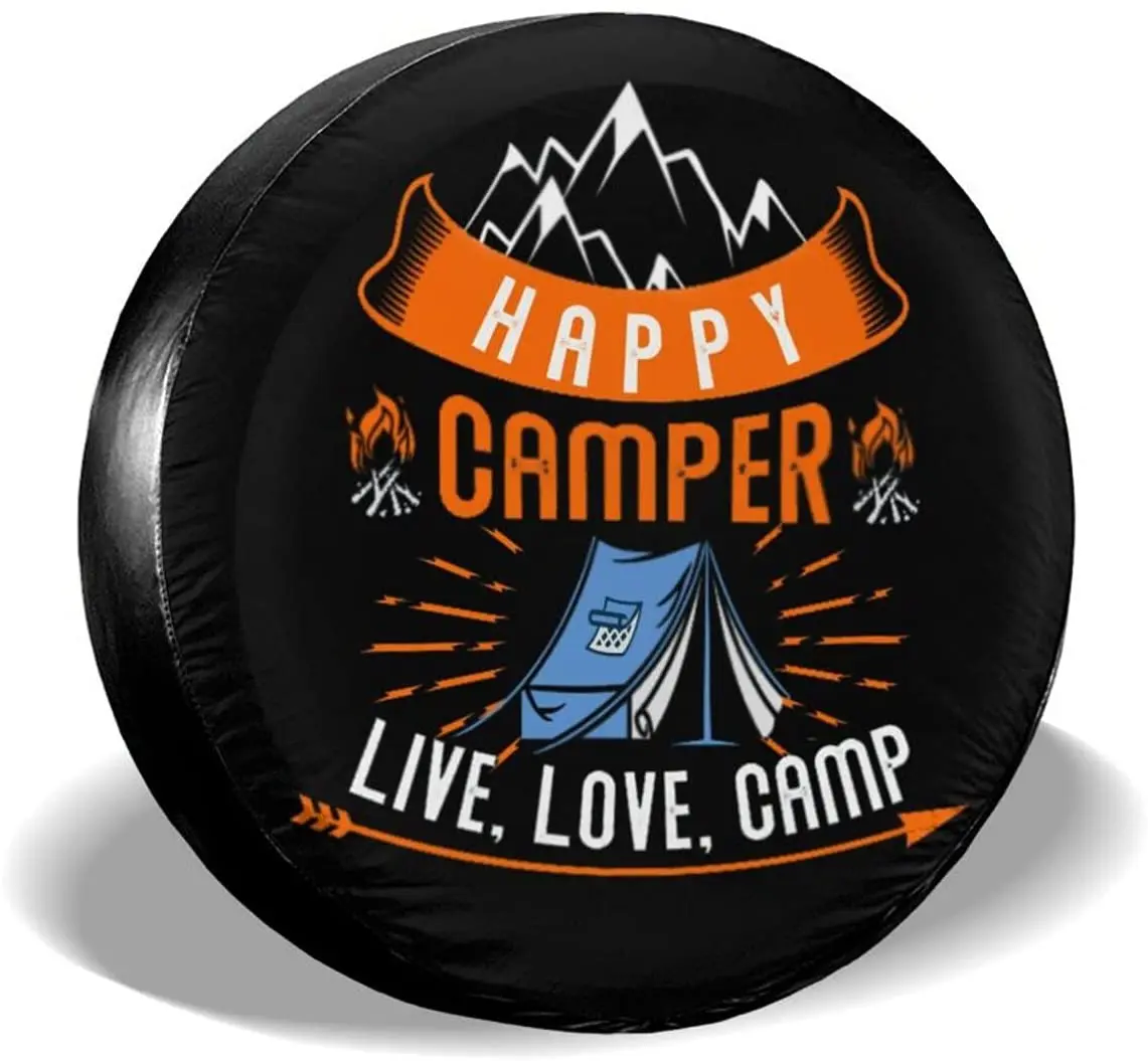 

Live Love Camp Spare Tire Cover Potable Universal Wheel Covers Powerful Waterproof Tire Cover for SUV,Trailer,Rv Tire Cover Tire