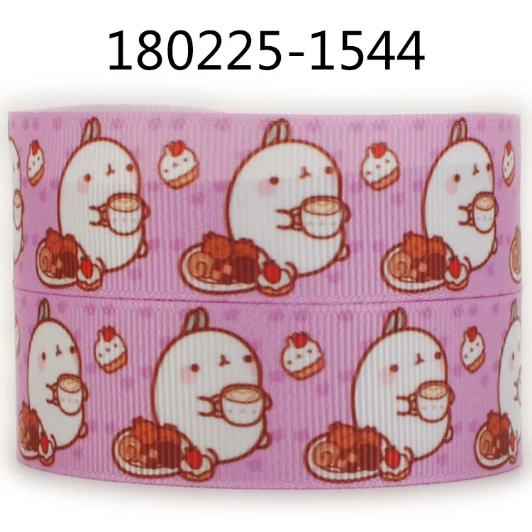 50 ярдов Японский мультфильм Sumikko гураши ленты Печатные grosgrain ленты 00 - Цвет: 180225-1544