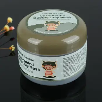

100g Oxygen Bubble Carbonate Mud Mask Blackhead Remover Deep Nose Pore Cleasing Clay Women Face Skin Care TSLM1