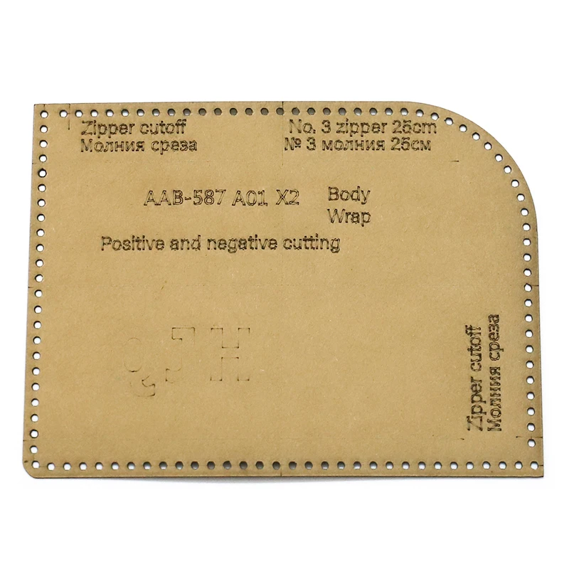 1Set DIY Kraft Paper Template Fashion Retro Coin Purse Wallet Leather Craft Pattern DIY Stencil Sewing Pattern 13cm*10.5cm