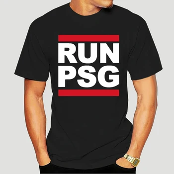 

shirt 100% Cotton Letter Printed T Shirts Runer Psg Paris St Germain Soccerer Footballer-4797A