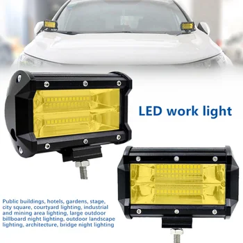 

Truck Work lights Vehicle Spotlight Car Universal 2pcs Aluminum Alloy 8000LM