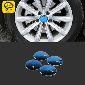 

CARMANGO Car Styling Car Emblem Wheel Center Hub Cap Wheel Badge Trim Covers For Volkswagen Passat B8 2018