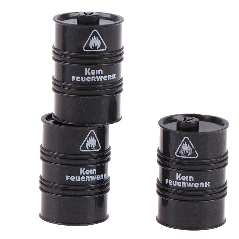 Building Block Parts Model Building Parts Model Action Figures 10Pcs Black Chemistry Oil Drum Building Block Diy Figures Guard Model Gift Toys Model Accessories