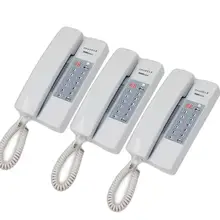 ZHUDELE Одежда высшего качества трансляции/группового вызова, разблокировать(опционально) Многофункциональный Домашний домофон аудио 3-х полосная система внутренней связи