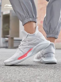 

Li-Ning Men's Cloud Heather Lifestyle Shoes Mesh Flying Knitting Sports Breathable Sneakers LiNing li ning Light Shoes AGLP127