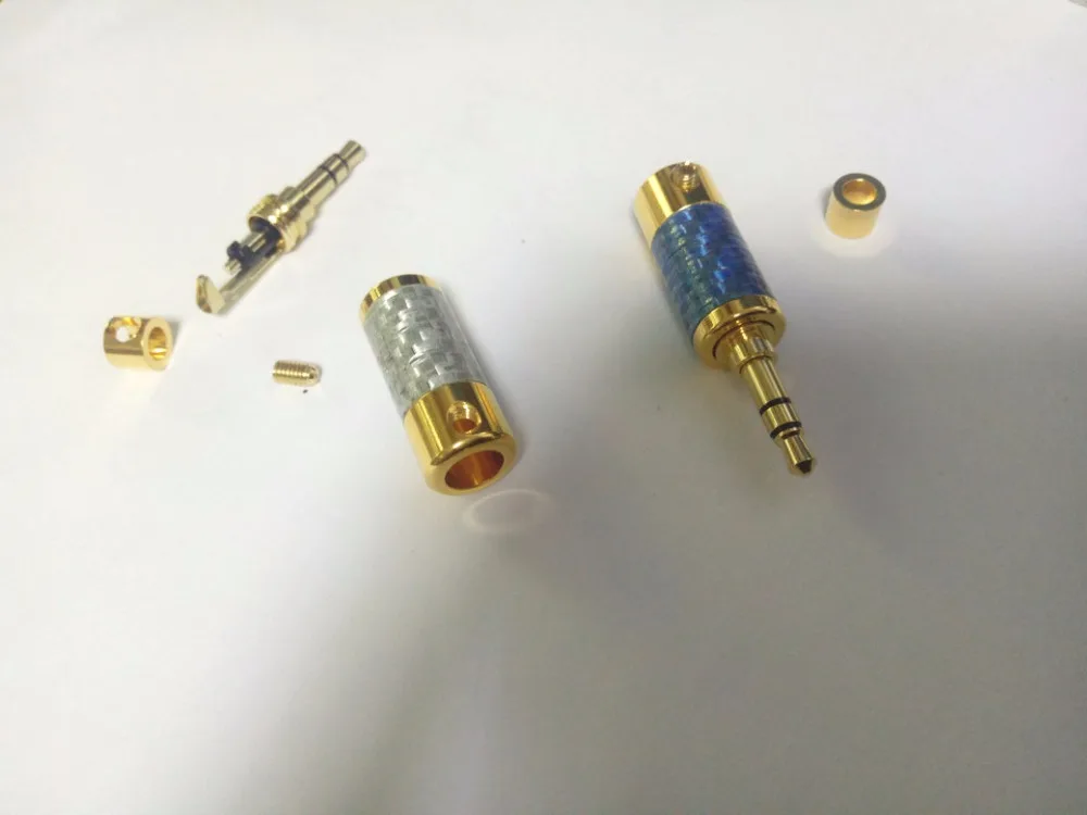 10pcs 3 5 mm 3 Pole Stereo Male Audio Jack Headphone Plug Welding Repair Headphone DIY New