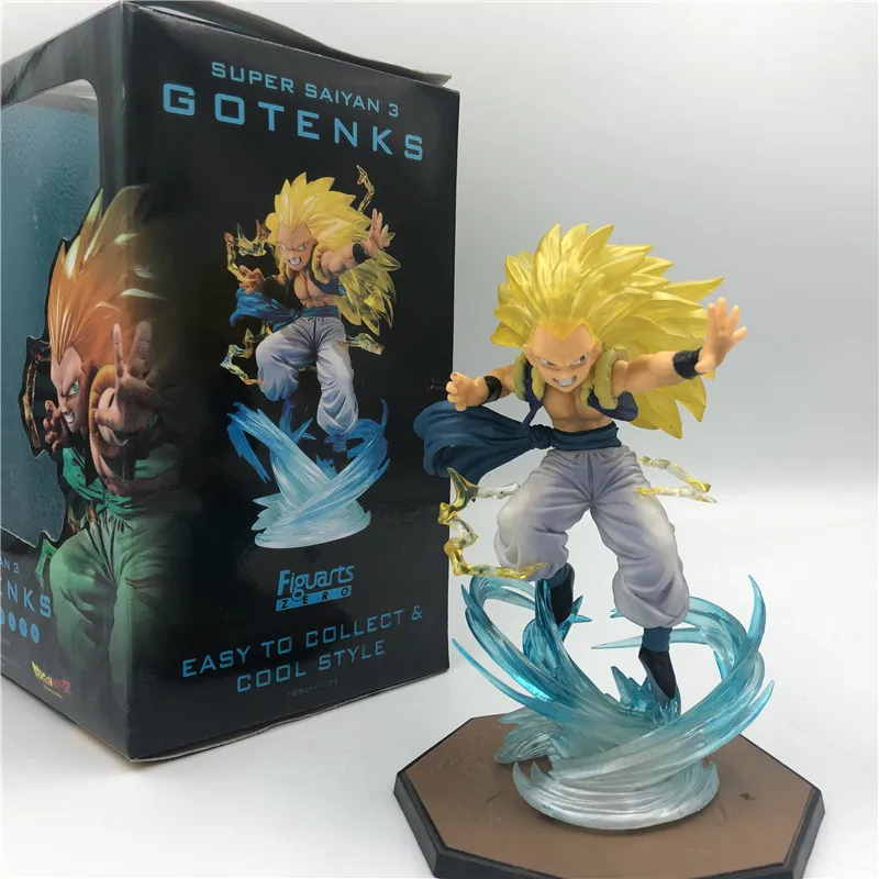 Dragon Ball Z Gotenks Goten trunks Fusion Super Saiyan 3 ограниченная версия. ПВХ фигурка DBZ Goku Son figuation Com модель 16 см