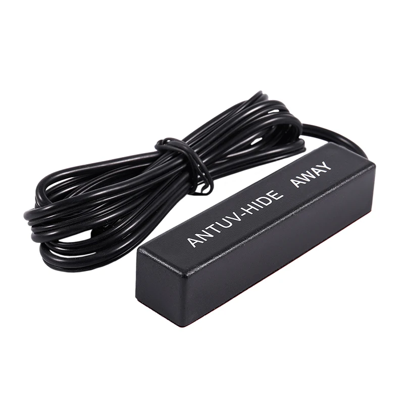 

Electronic Stereo AM/FM Radio Hidden Amplified Antenna Car Boat 12V Black