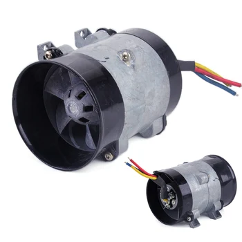 

Car Auto High Speed Electric Turbine Power Turbo Charger Tan Boost Air Intake Fan Accessories