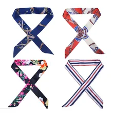 

Fashion Long Narrow Scarf Hair Ties Scrunchies Turban Multifunction Scarves Headbands Hair Bands Bandanas Women Hair Accessories