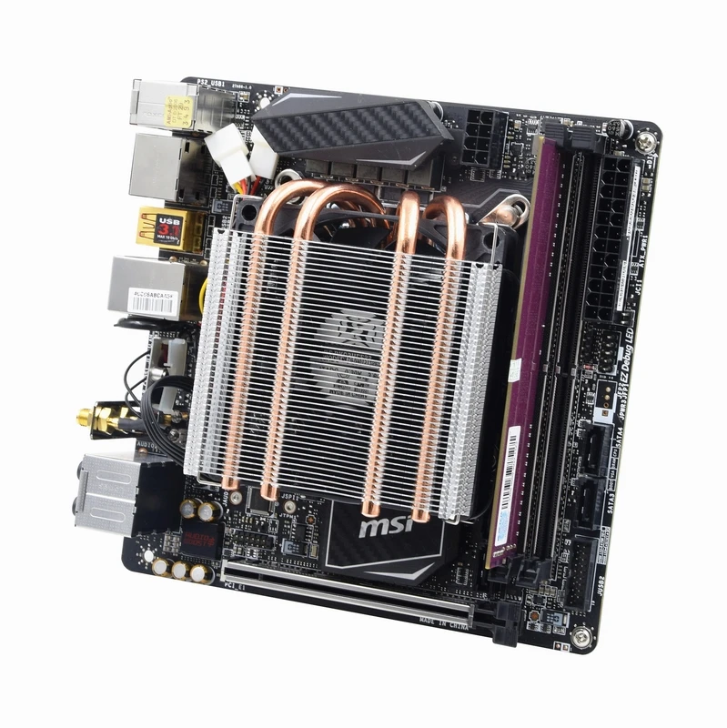 Ventilador de Refrigeração para Intel Metal Fish Cooler Radiador 39mm Altura Computador Case 115x Amd Am4 Plataforma Htpc - Itx Mini pc Z39 Cpu - Imagem 4