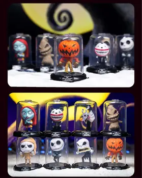 

Jack Skellington Sally Boogie The Nightmare Before Christmas Tim Burton‘s Animation Movie Cute Figure Model Toys Random 1 pcs