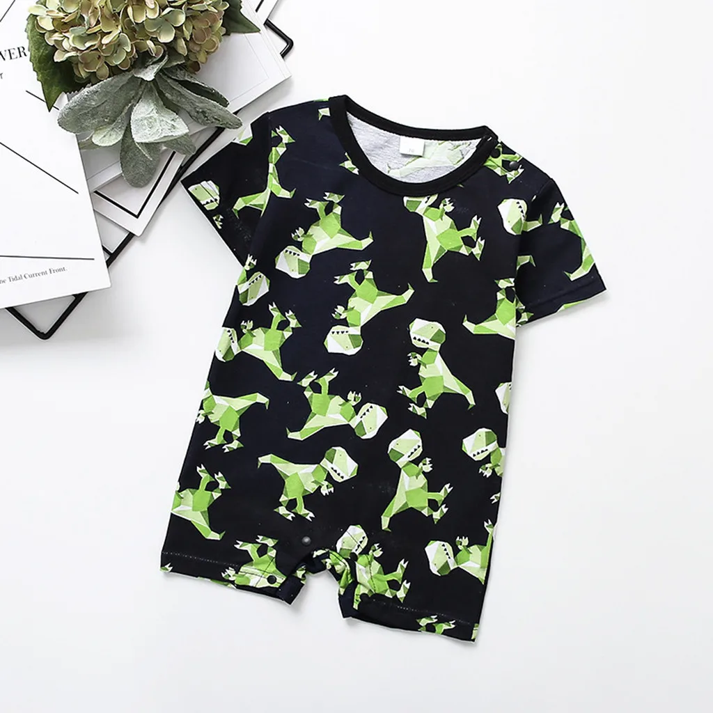 new born baby clothes baby boy romper winter clothes costume romper onesie disfraz bebe halloween Cartoon Short Sleeve 0-12m Z4