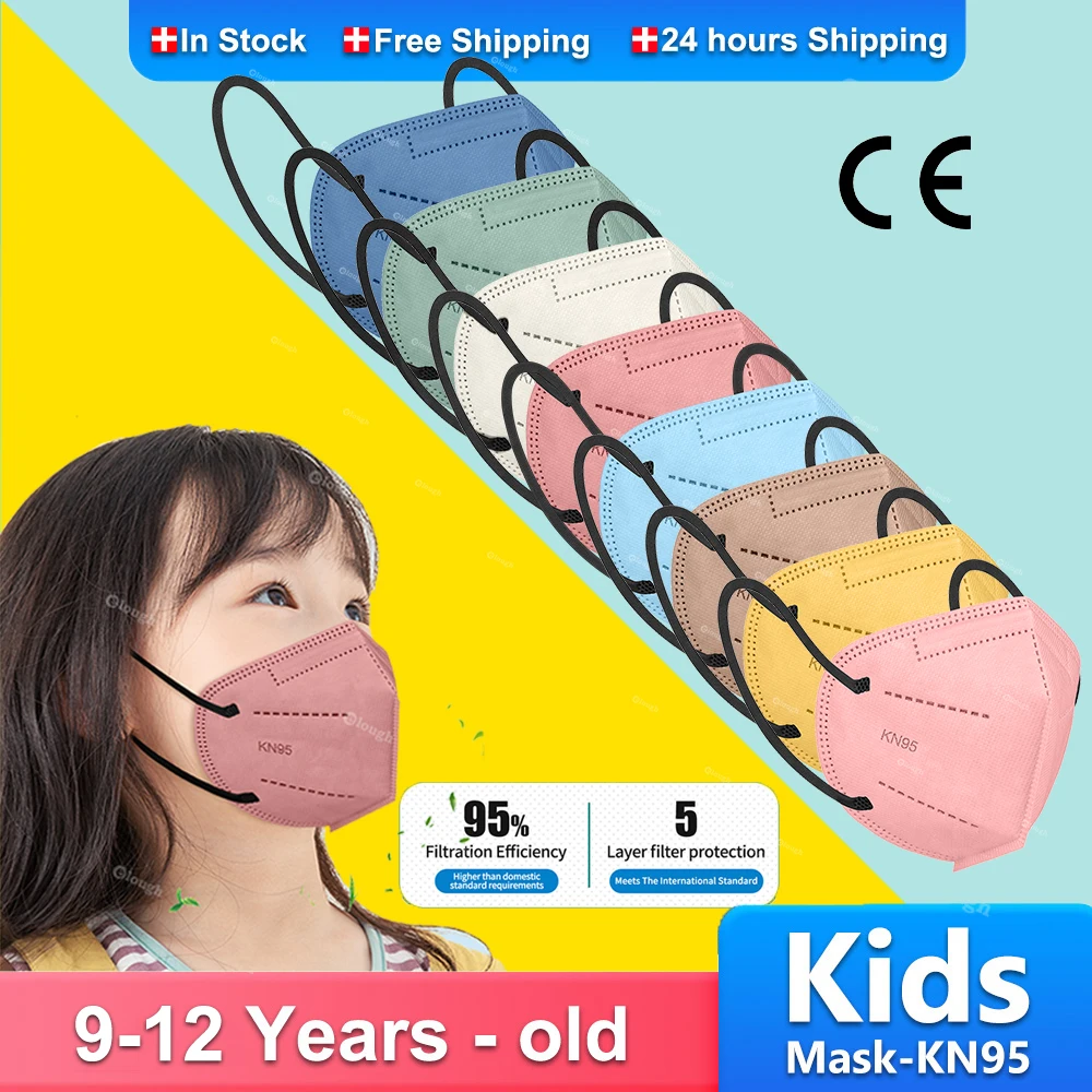 Подходит для детской маски сертифицированная KN95 5 слоев Mascarillas FPP2 детей FFP2Mask