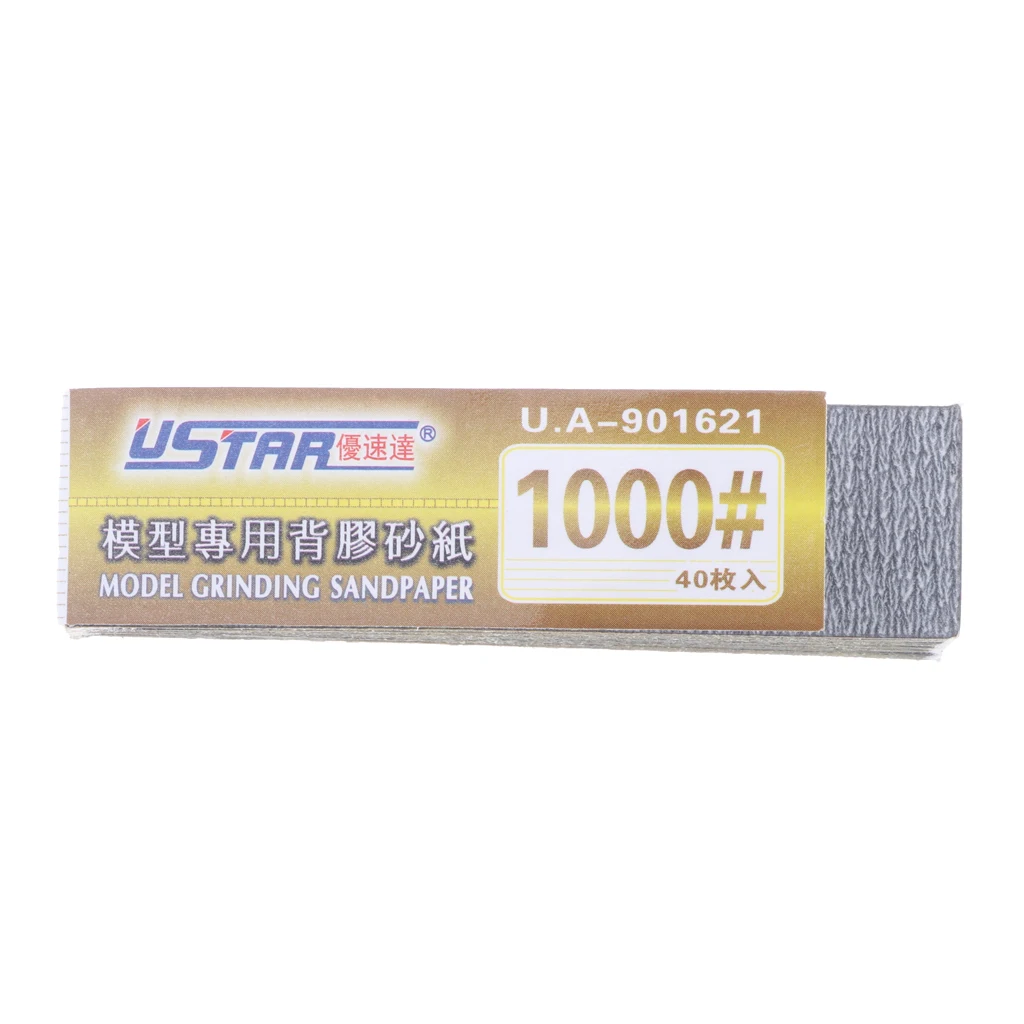 MagiDeal Ustar 91621, modelo de molienda, papel de lija, palo trasero, herramientas de acabado, bricolaje