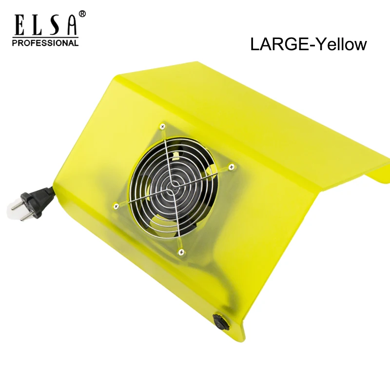 20 Вт/40 Вт мощный пылеуловитель для ногтей, вентилятор для маникюра, салонный всасывающий пылесборник, пылесос, вентилятор с мешком - Цвет: L-yellow