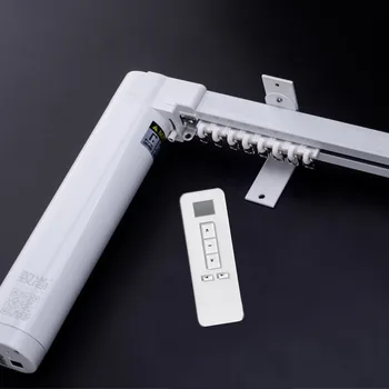 

Electric Curtain Tracks Plug-In Pattern Opening and Closing Motor Smart Home Alexa Google Home Compatible via Broadlink