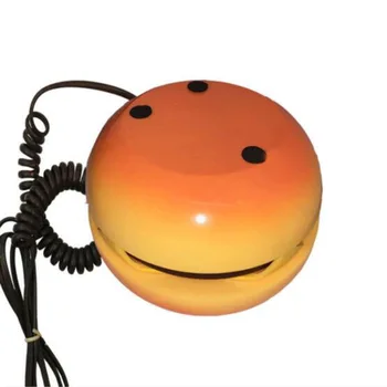 Téléphone Fixe Hamburger Wendry - Original Et Déco - Composition Vocale, Prise En Main Directe - Cadeau Fun