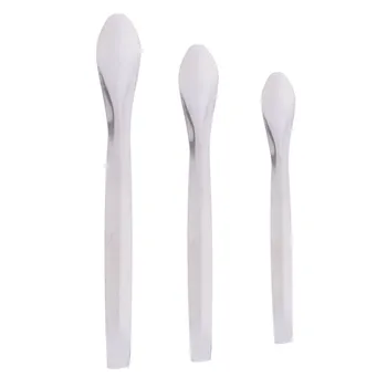 

3 Pcs Stainless Steel Micro Laboratory Spoons Reagent Sampling Spoon Lab Medicine Spoon (Silver)