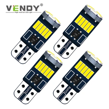 

4x W5W T10 Canbus Car LED Interior Light Dome Width Bulb For ford focus 2 mk2 3 mk3 fiesta mk7 mondeo mk4 mk5 4 fusion ranger