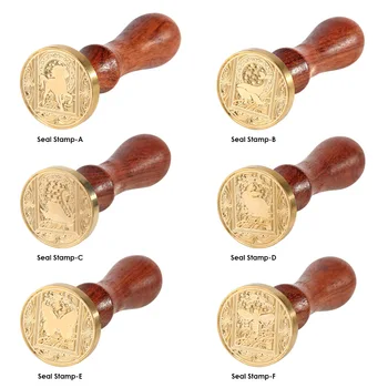 

Retro Animal Printed Wax Seal Stamp Elaborate Manufacture Prolonged Durable Fire Painting Stamping Envelope Wedding Card