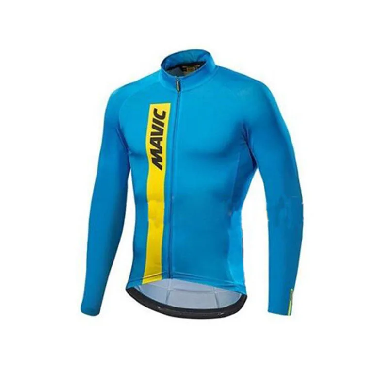 MAVIC pro team Весна с длинным рукавом для мужчин Велоспорт Джерси набор MTB велосипед Майо ciclismo hombre Спорт на открытом воздухе одежда для велоспорта - Цвет: 13