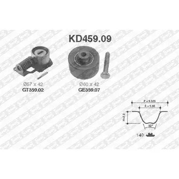 

Repair kit TIMING Citroen XM Peugeot 406/605 2.1D/TD 12V 90 NTN-SNR kd459.09
