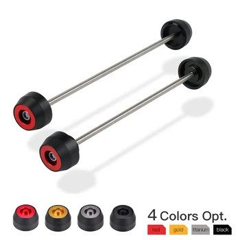 

H2CNC Front+Rear Axle Sliders Protector Aluminum Delrin for Ducati Monster 797 797+ (Plus) 2019