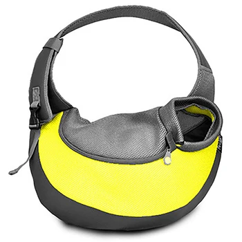 

Hot Dog Cat Carrier Bag Puppy Small Animal Sling Front Carrier Mesh Comfort Travel Backpack Front Net Shoulder Pet Bag