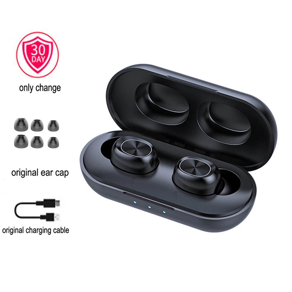 

TWS Bluetooth Earphones Touch Control Stereo Wireless Headphones Waterproof Music Headset Earbuds mini earphones blue tooth