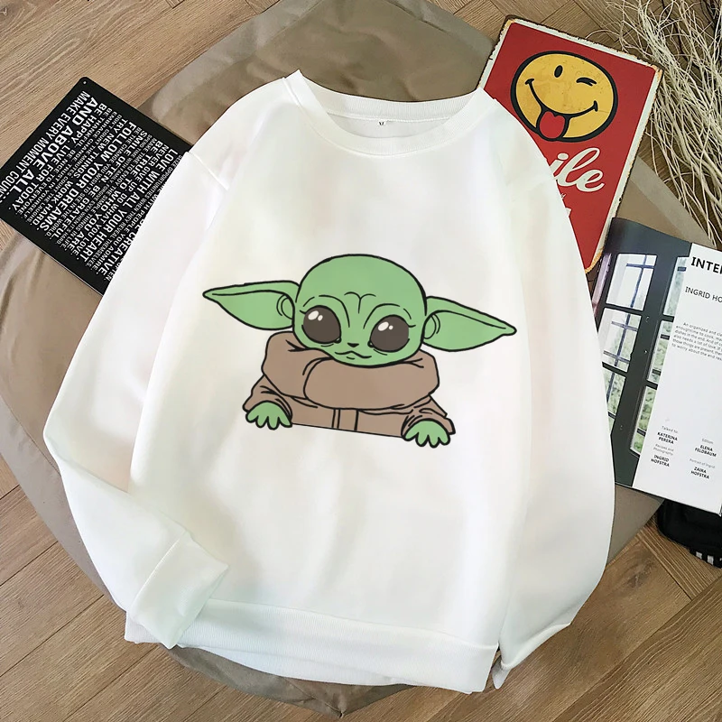 Sudadera Mujer эстетические Толстовки покемон Детский свитер с Йодой женские толстовки