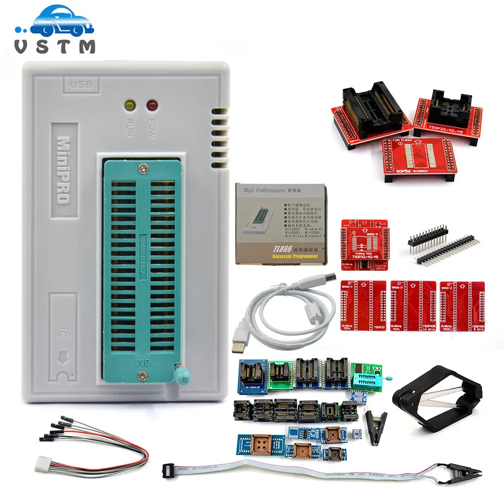 Программатор VSTM V11 TL866II Plus 100% оригинальный универсальный программатор Minipro 28