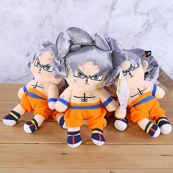 

Dragon Ball Z Super Saiyan Slier Hair Son Goku Soft Stuffed Plush Toys Dolls 10pcs/lot