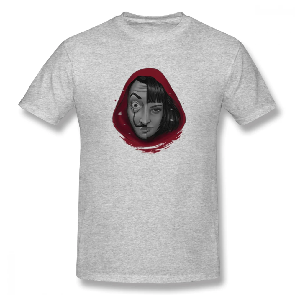 La Casa De Papel The Girl Casual O-Neck Men's Basic Short Sleeve T-Shirt 100% Cotton Tee Shirt Printed men clothes 2019