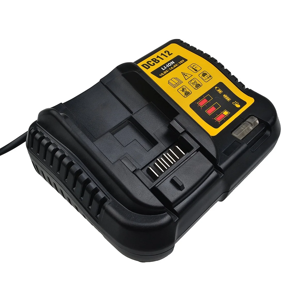 2021 DCB112 Li-Ion Battery Charger For Dewalt 10.8V 12V 14.4V 18V 20V Dcb101 Dcb200 Dcb140 Dcb105 Tool Charging Current US EU |