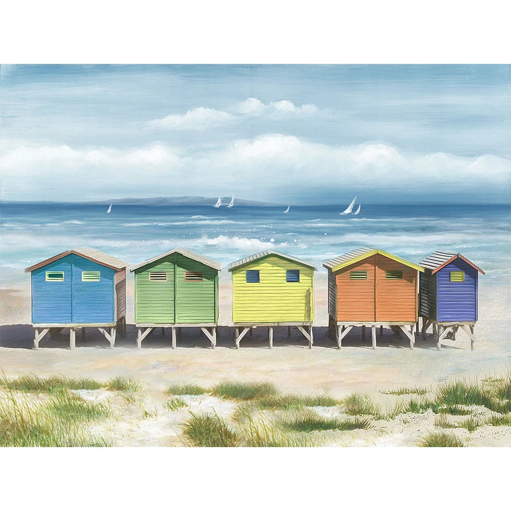 

Summer Seaside Oil Painting By Number DIY Digital Acrylic Painted For Adult Kid Gift Home Hall Way Decoration Wall Art Work 002