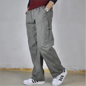 

2019 new spring and summer casual pants men's sports pants cotton loose trousers men's pants overalls fashion large size XL-6XL