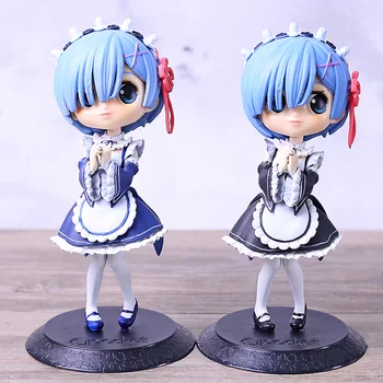 

Re:zero Starting Life In Another World Rem Q Posket Dolls PVC Figure Toys Figurals 2 Colors