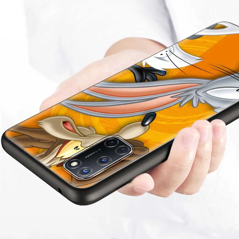 phone case For Redmi Note 9s 7 8t 9 8 10 9a 9c 9t K40 Pro coque Bumper tpu soft material Funny Cartoon Crazy Rabbit